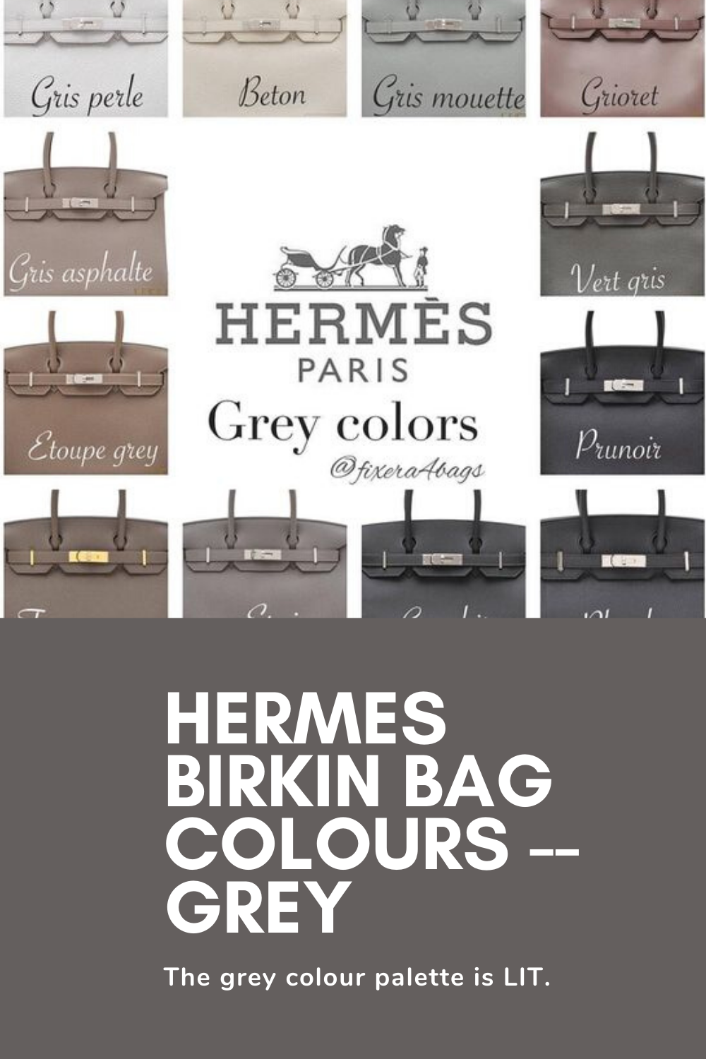 hermes grey colors